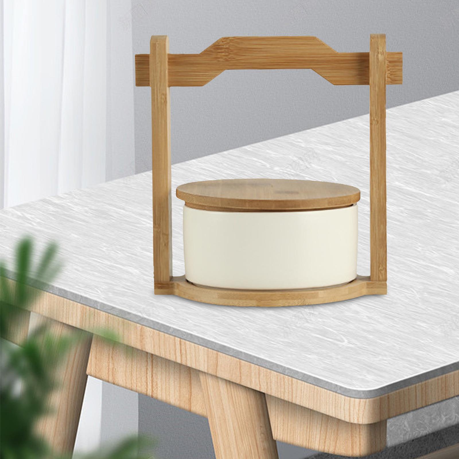 Dessert Cake Stand Countertop Storage Container with Handle and Lid for Home