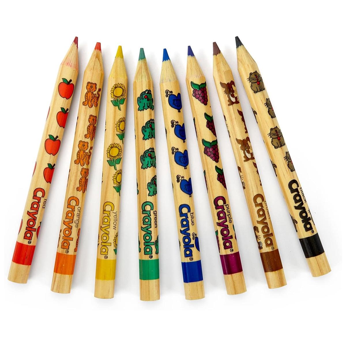 Hộp 8 Bút Chì Màu Write Start Thân Bút Lục Giác Dễ Cầm Nắm - Crayola 684108