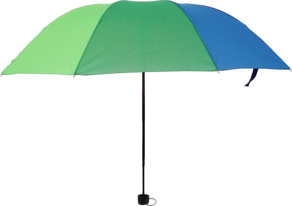 Rainbow Chống Gió Chống Tia UV Tự Động Ô Dù Gấp 3 Unisex dành cho 1-2 Người