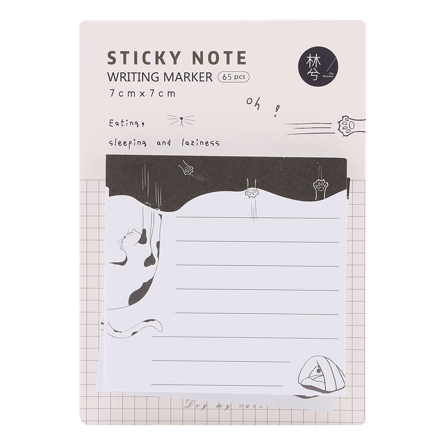 Giấy Note Hình Vuông Kẻ Ngang LB-00091