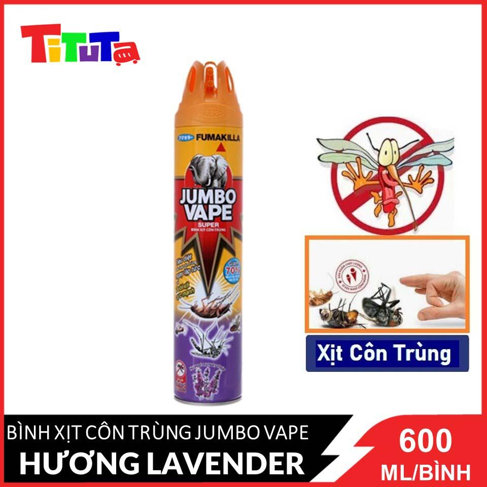 Bình Xịt Côn Trùng Jumbo Vape Super A1 Hương Lavender 100712618