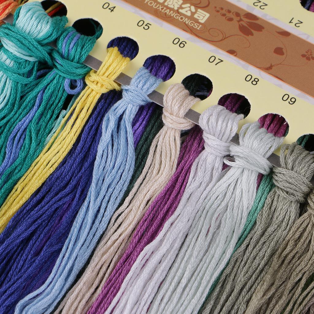 DIY Stamped Cross Stitch Kit Pre-Printed Sea Animals Pattern Embroidery Kits