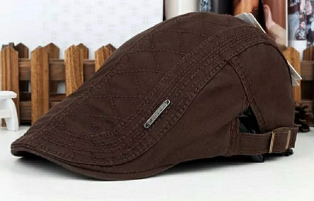 Mũ nón bere nam nữ kaki màu nâu DN19BRN0734