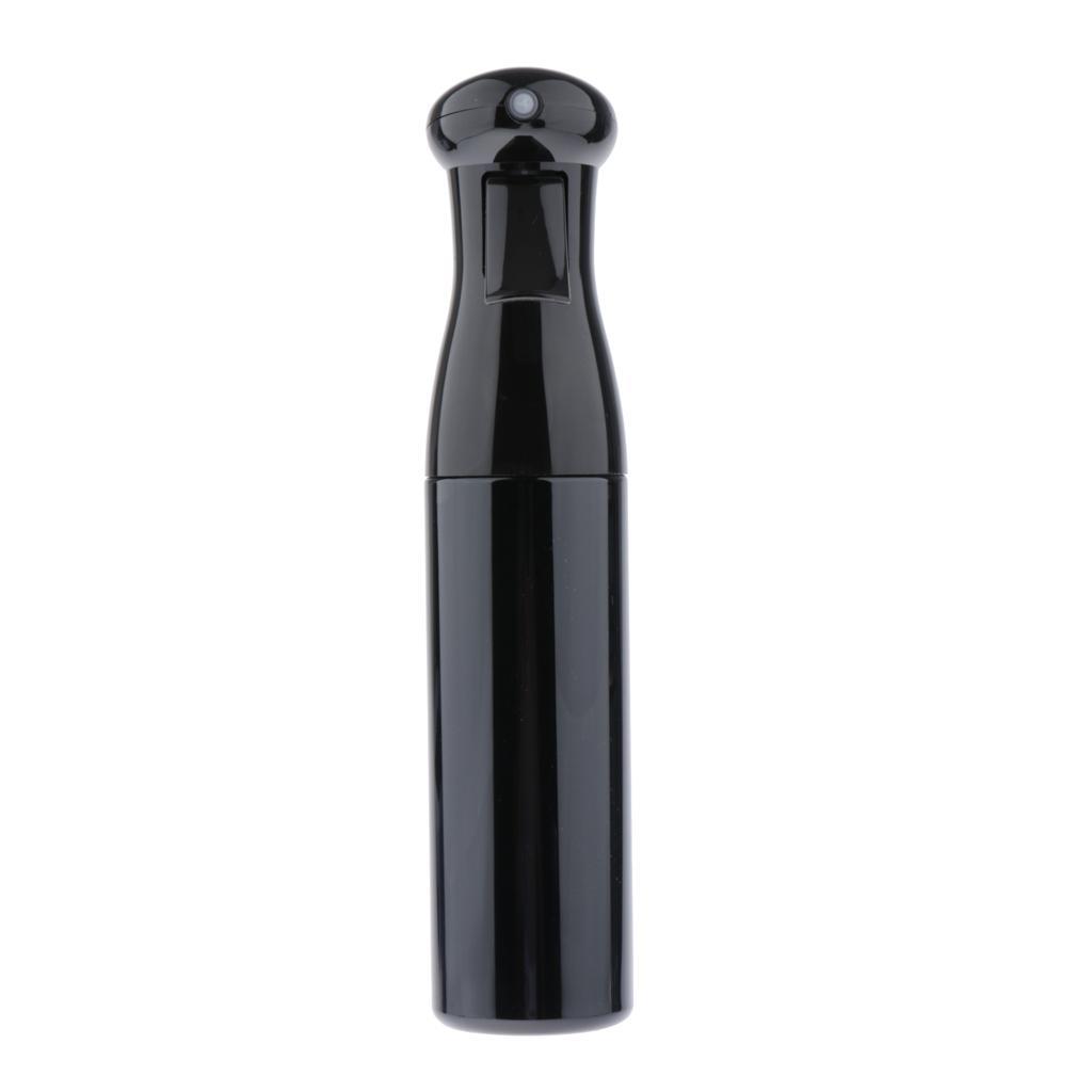 300ml Empty Hairdressing Hair Spray Bottle Water Sprayer Container 2x Black