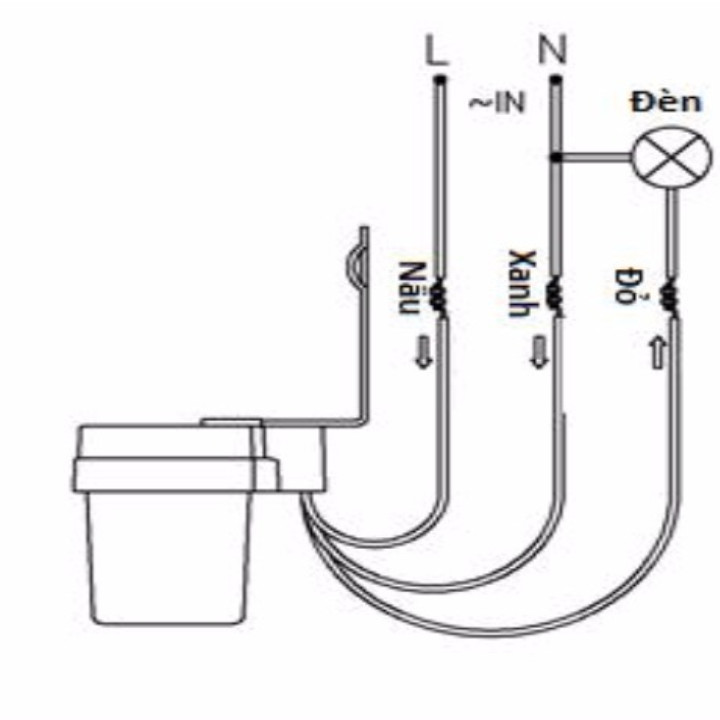 Công tắc cảm ứng ánh sáng ZK6B ( Hàng Chính Hãng )