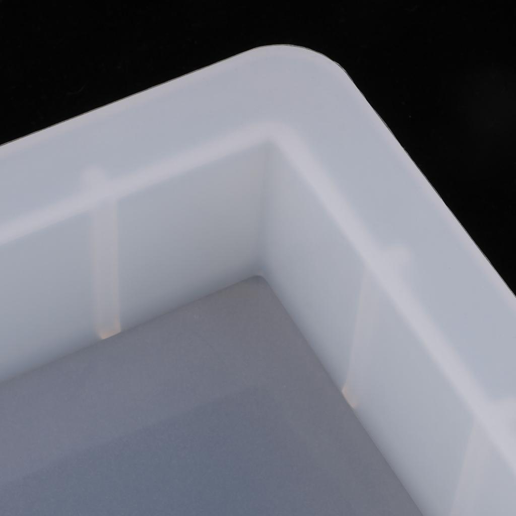 Square Silicone Soap Mold Easy Removal Handmade Soap Loaf Mould Baking Tools