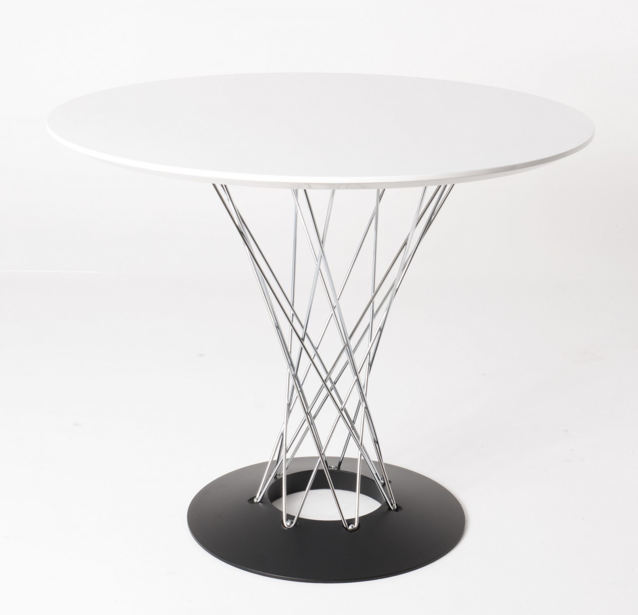 Bàn ăn Bàn tiếp khách bàn cafe fastfood tròn 80 cm CYCLONE A-08C hiện đại nhập khẩu chân đế gang đúc thanh xoắn inox cao cấp hiện đại Nội Thất CAPTA HCM