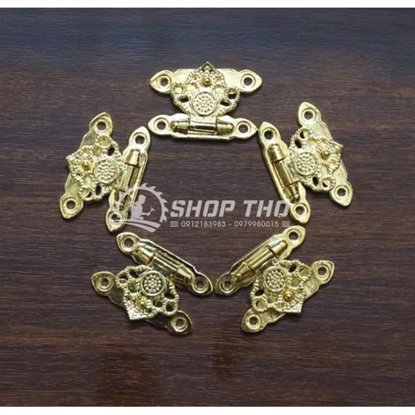 Khóa hộp giả cổ A024 lắp hộp gỗ