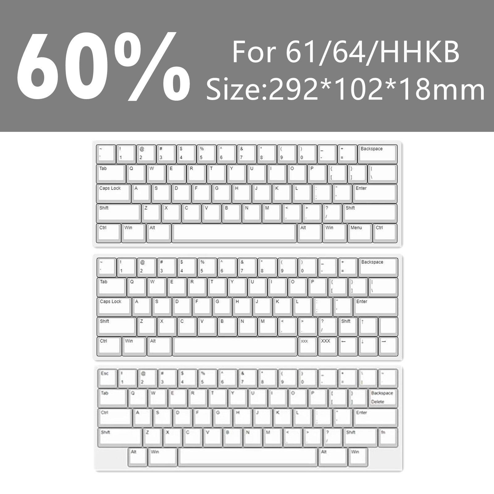 2PCS Mechanical Keyboard Dust Cover Transparent Easy to Use for Home Offices