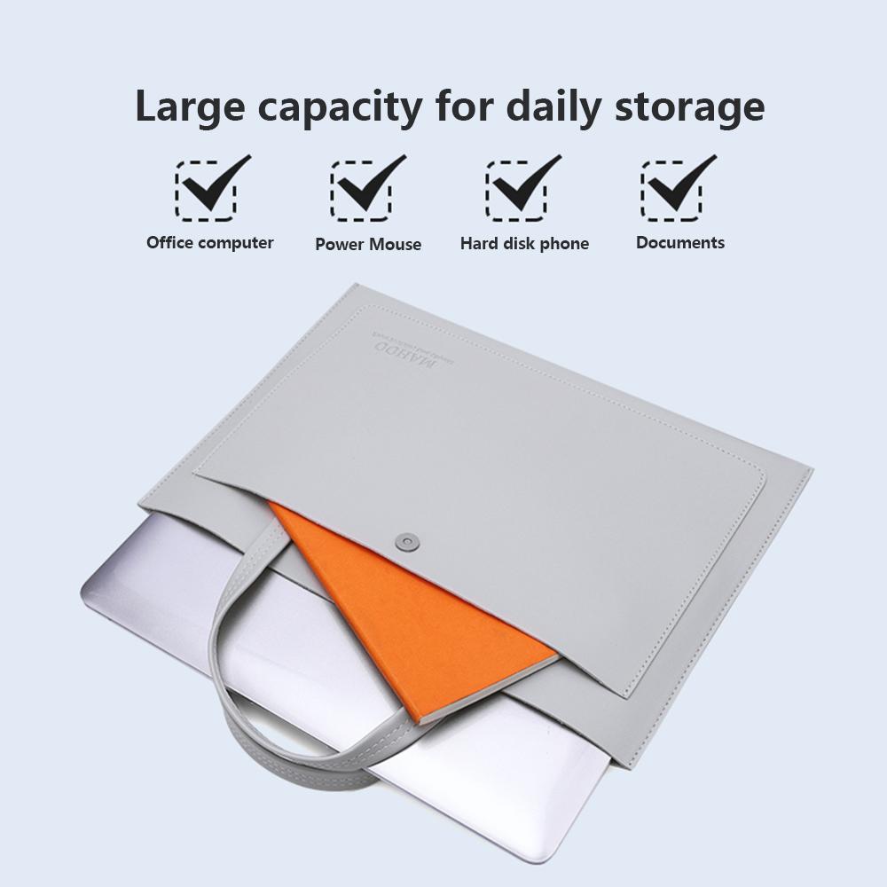 Túi Đựng Laptop Macbook Air 13 Dành Cho 13 14 15.6 Inch Xiaomi Huawei Asus Xách Tay Chất Liệu Nhựa PVC Phụ Nữ Đeo Vai túi Xách Cặp
