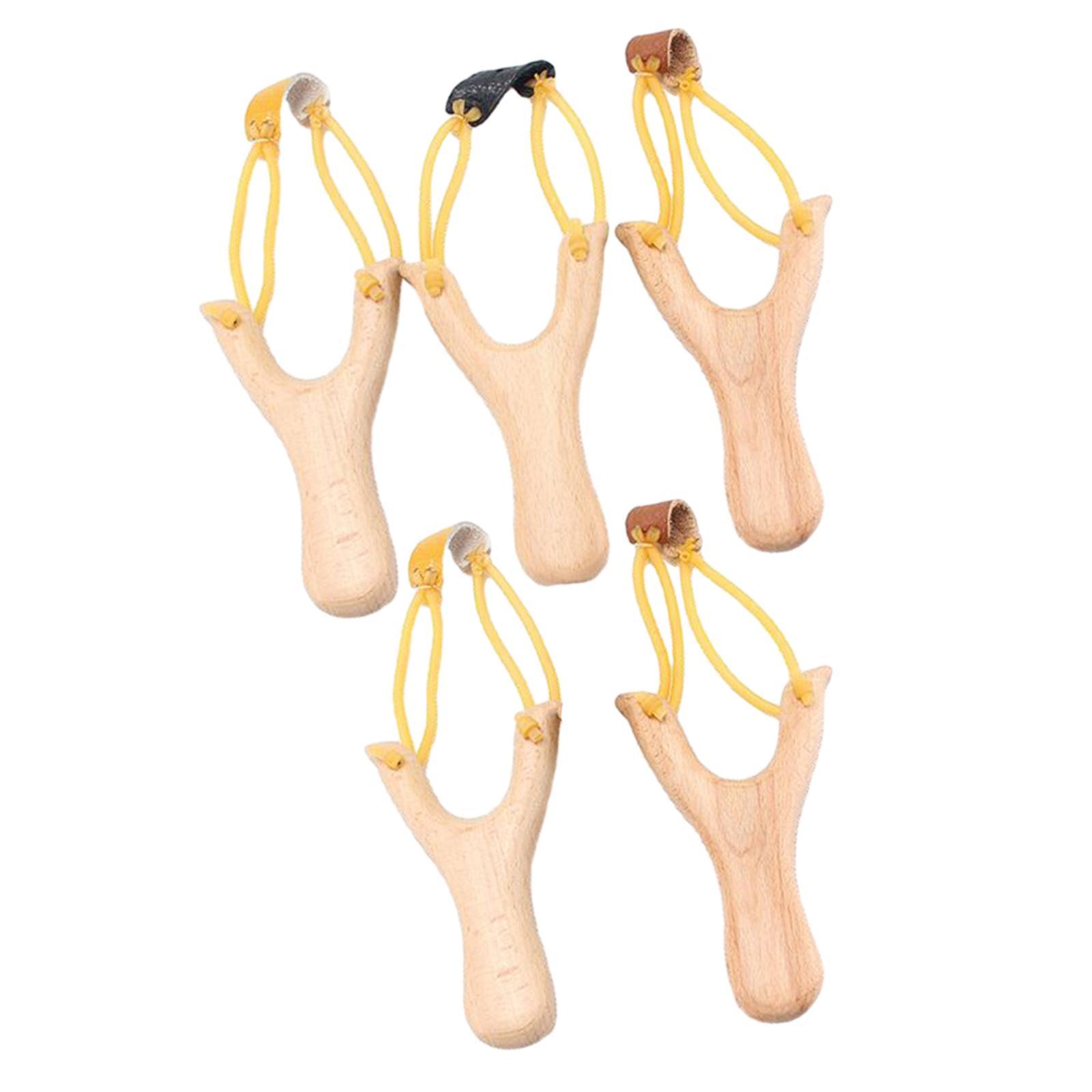 5 Pieces Wooden  Lightweight for Entertainment Game Hiking
