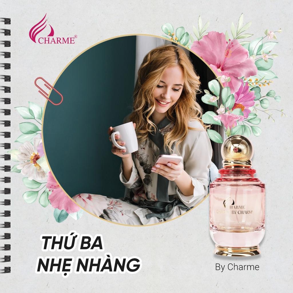 Nước Hoa Nữ CHARME BY CHARME Phù Hợp Cho Cả Ngày Lẫn Đêm Với Mùi Hương Nhẹ Nhàng, Thanh Thoát Đầy Tinh Tế 100ml