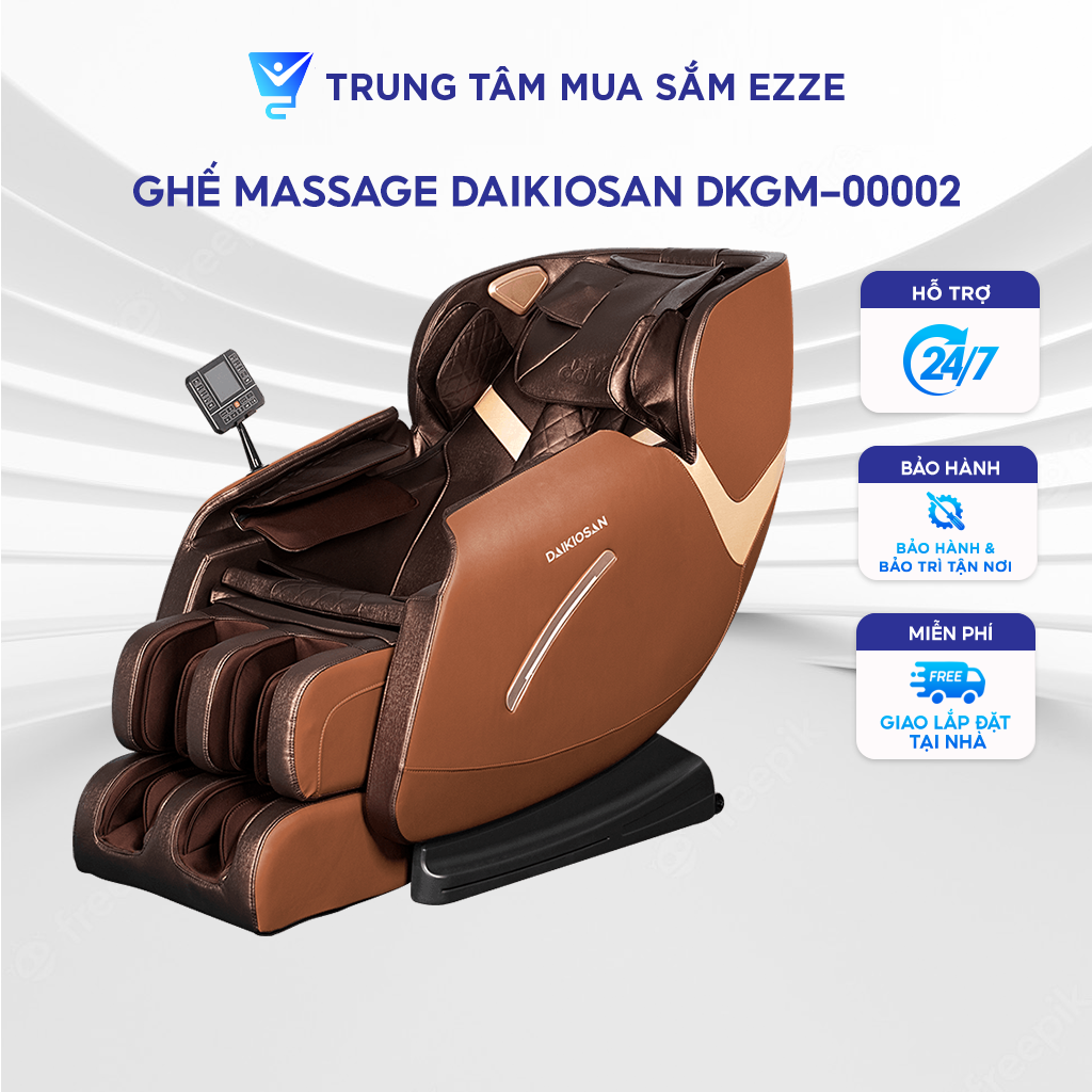 Ghế Massage Daikiosan DKGM-00002 Chế Độ Không Trọng Lực, Công Nghệ AI, Scan Cơ Thể, 3D Massage