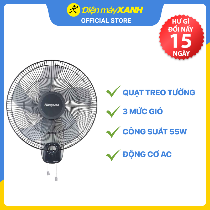 Quạt treo Kangaroo KG723 - Hàng chính hãng