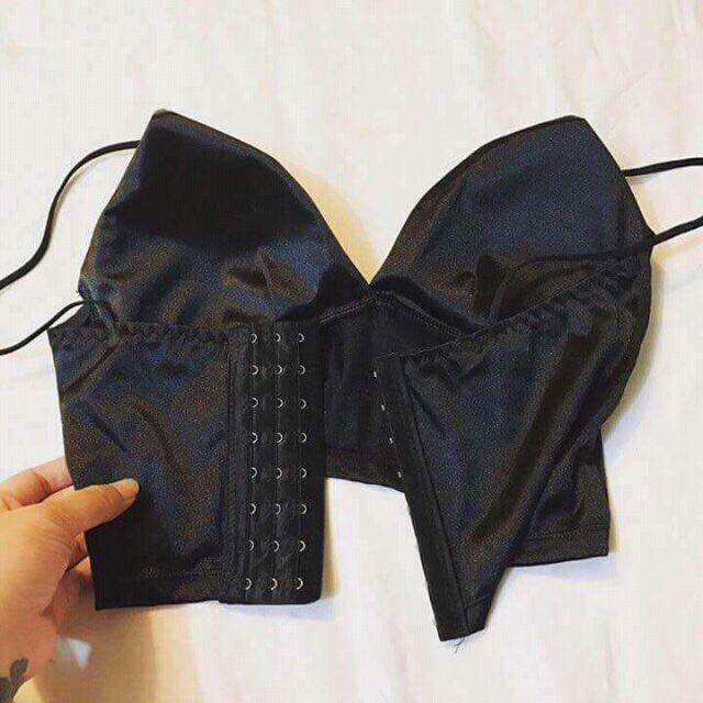 Áo Bra Phi Lụa 2 Dây Cao Cấp Sang Chảnh B264 MYN_UNDERWEAR