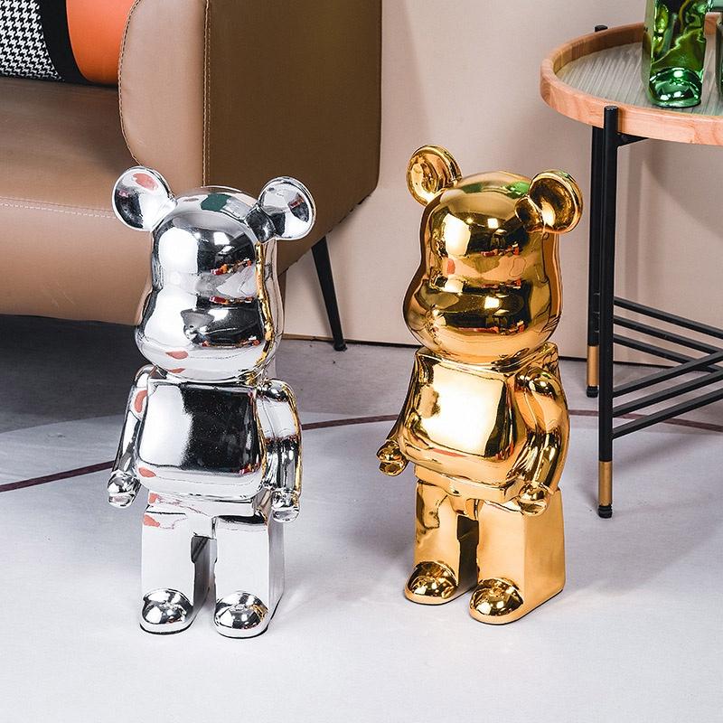 Tượng Gấu – Bearbrick05, tượng trang trí, thú trưng bày, quà tặng decor