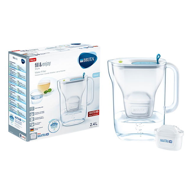 Bình Lọc Nước BRITA Style BLue - 2.4L (Kèm Maxtra Plus)