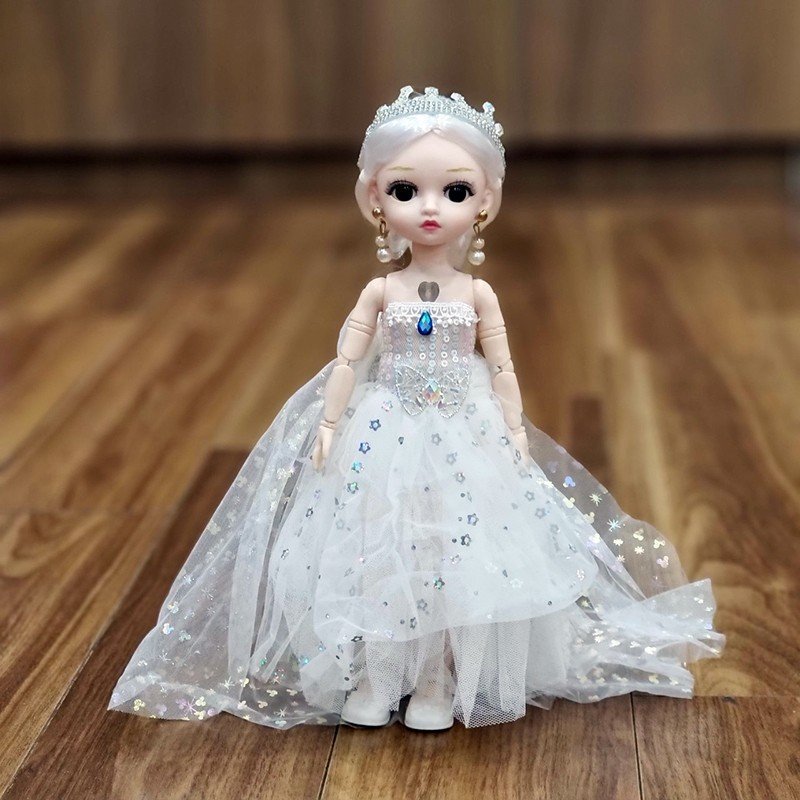 Búp Bê Babi. Đồ Chơi Búp Bê Công Chúa Tuyết Cao 30cm. Có Nhạc. Có Khớp.