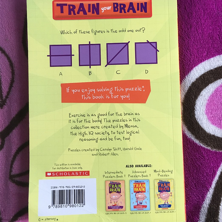 Mensa Train Your Brain Beginner Puzzles Book 1