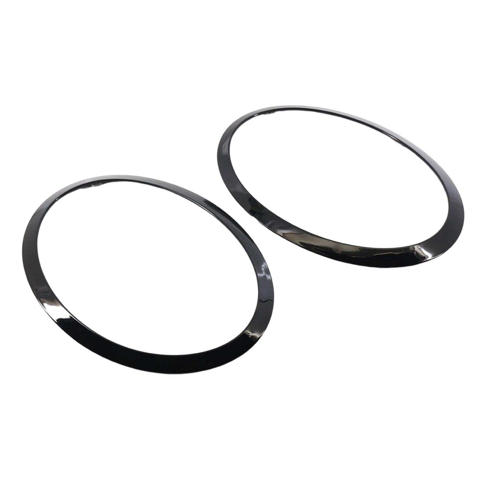 Scratch Headlight Chrome Headlight Surround ,Direct Replaces Spare Parts, Durable Accessory, Headlight Bezel