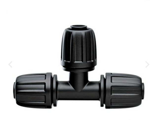 Tê nối Claber ống 1/2" khớp nối ren vặn 91029