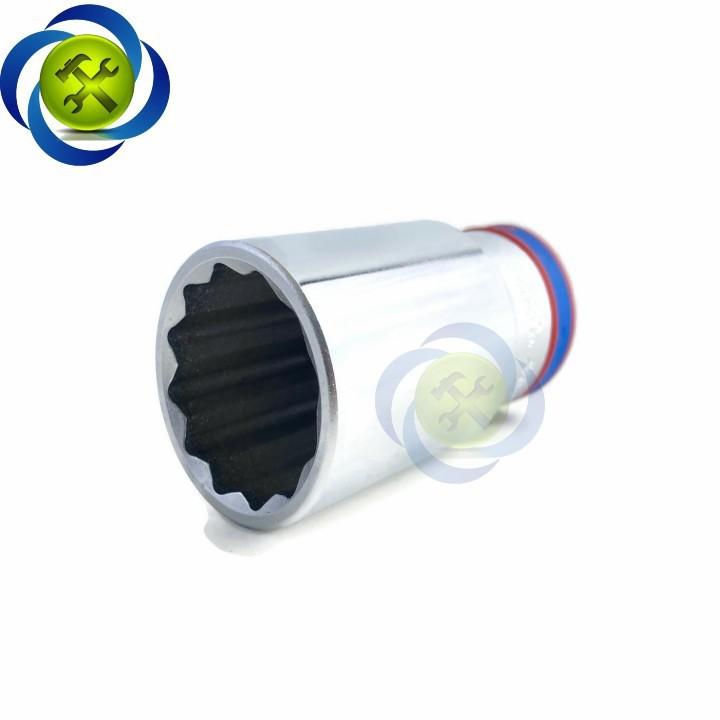 Tuýp 27mm 1/2 Kingtony 423027M loại dài 77mm 12 cạnh màu trắng