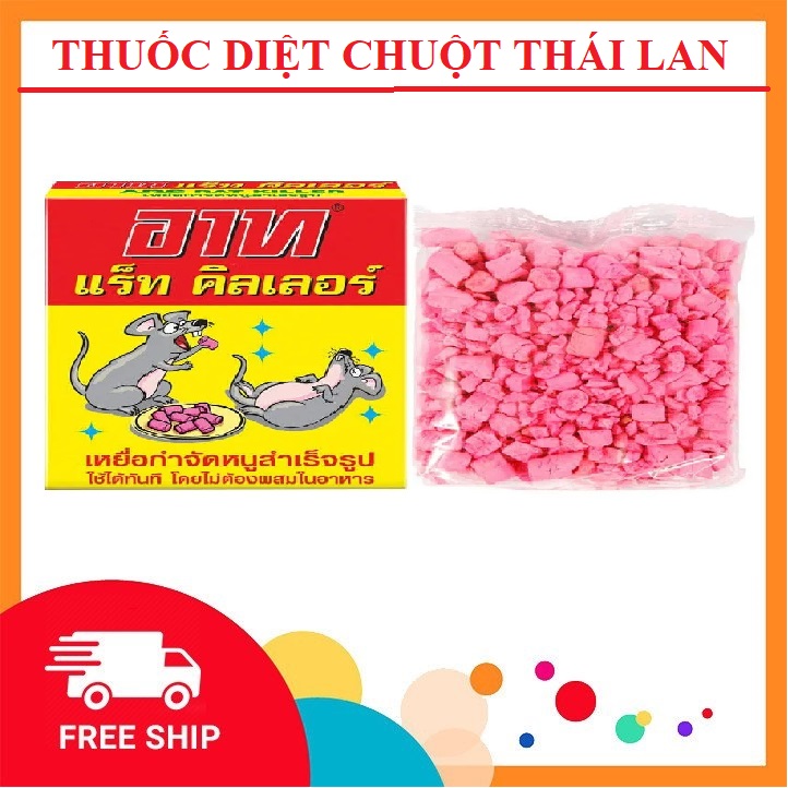 Thức Ăn Diệt Chuột- Bã Diệt Chuột Sinh Học Thái Lan Ars Rat Killer 80g/hộp -Diệt Chuột Hiệu Quả 100%