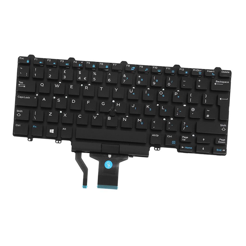 UK English Layout Laptop Keyboard Keypad Backlit Replace for DELL LATITUDE