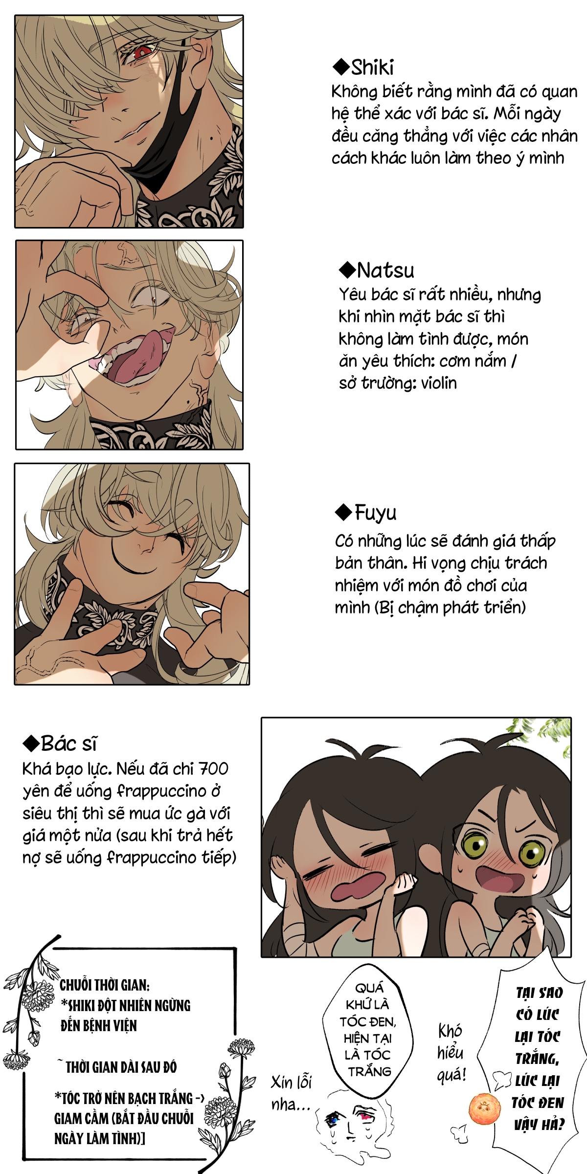 [21+] cô dâu có 5 nhân cách ~ bác sĩ tâm thần x bệnh nhân đa nhân cách - full màu chapter 6 12