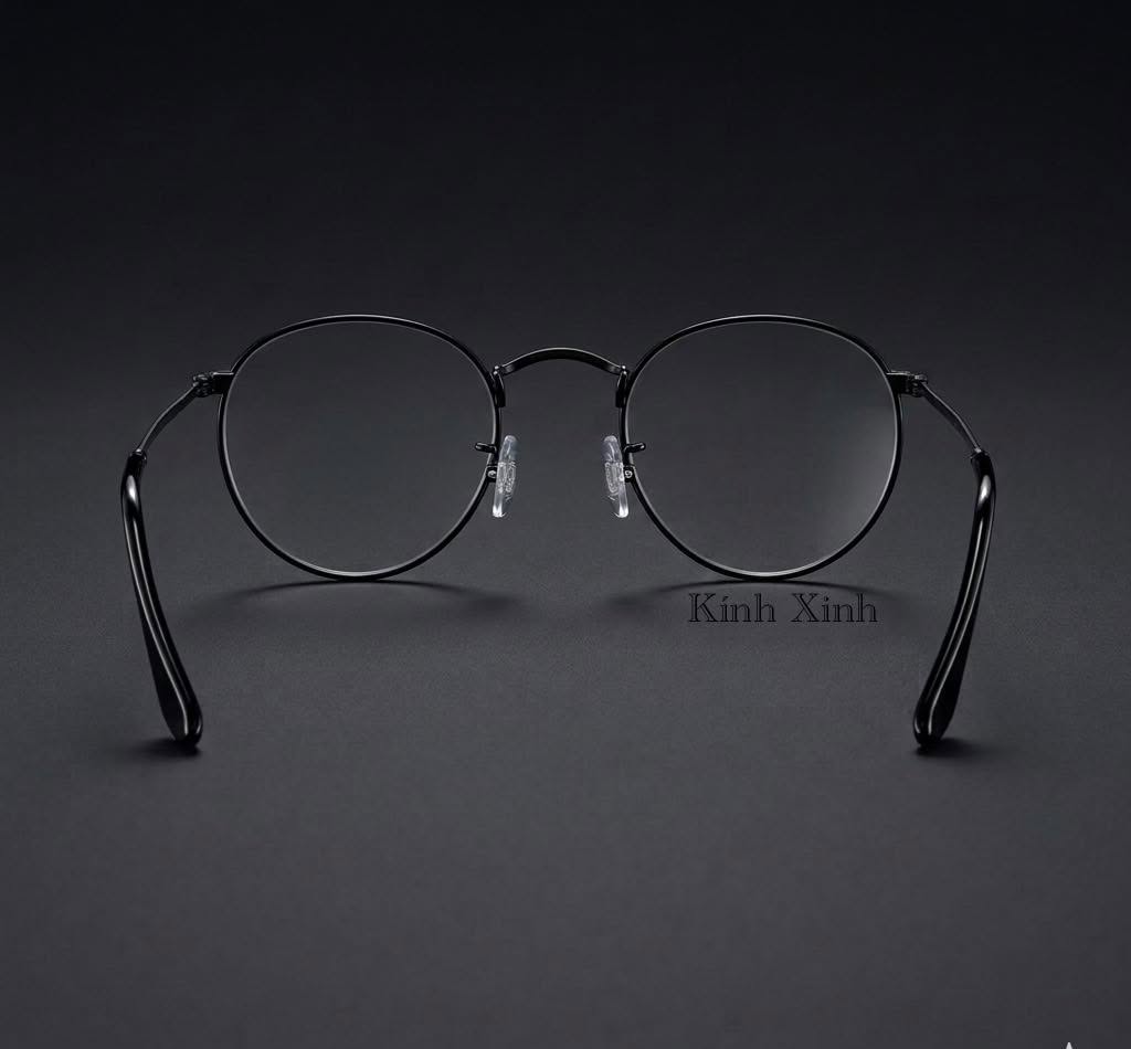 Kính thời trang Harry Porter Mắt tròn nhỏ gọng kim loại