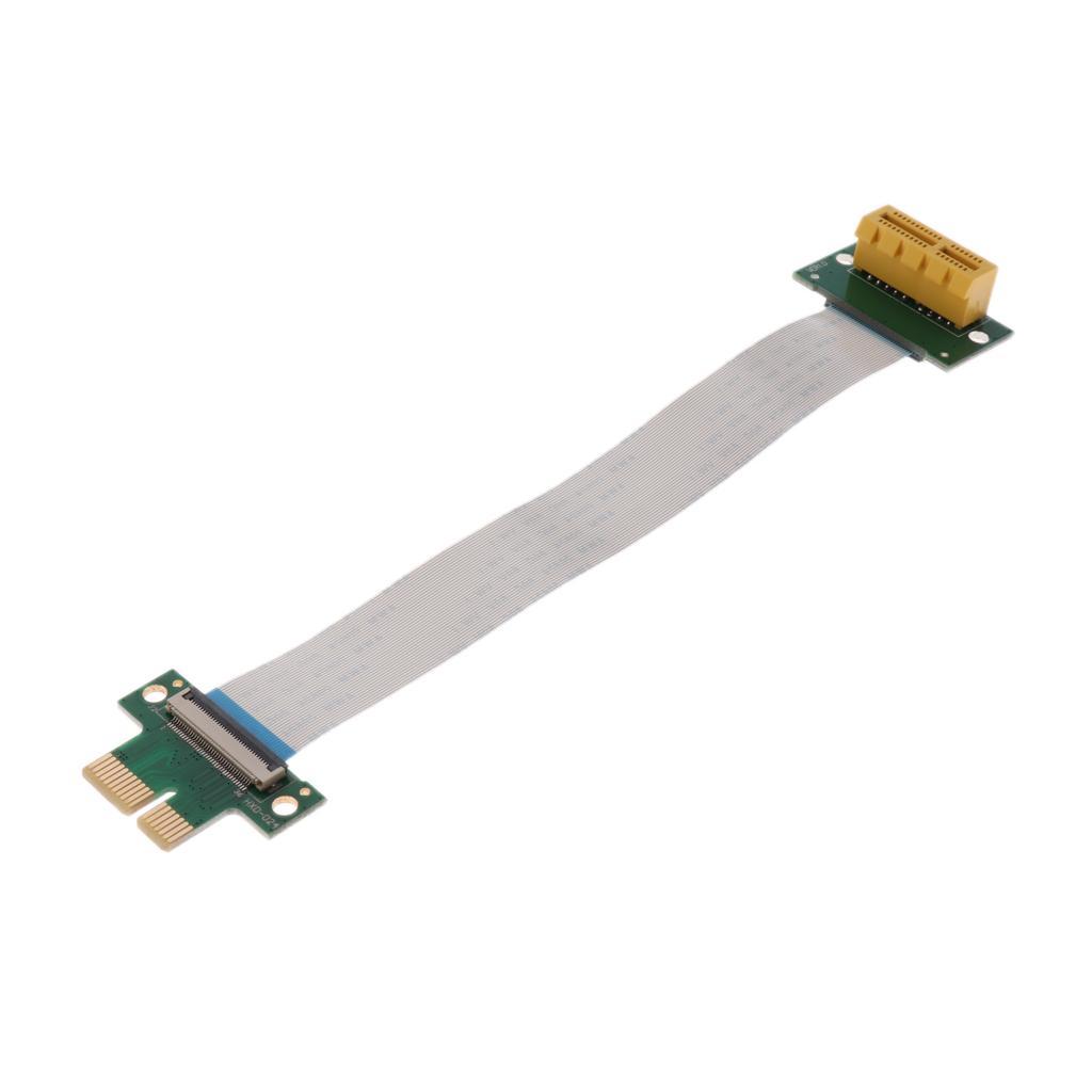 2-5pack PCI-E PCI Express 1X Adapter Flexible Printed Circuit Extension Cable