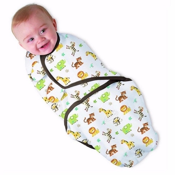 Chăn quấn ủ kén cotton cho bé sơ sinh