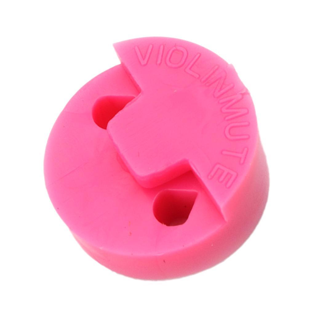 8x DIY Pink Sordine Mute Rubber String Instrument Accessory