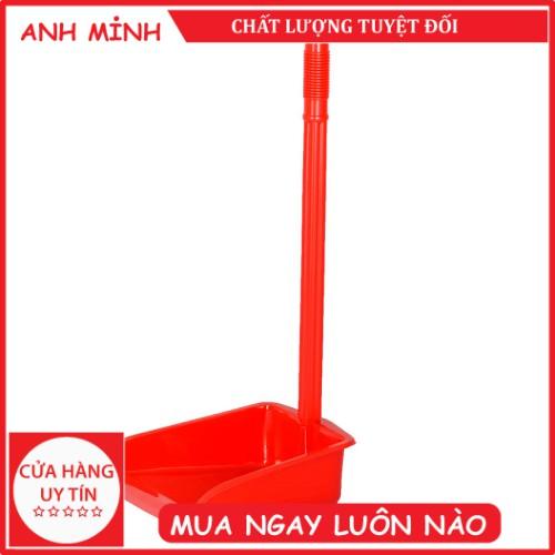 Ky hốt rác nhựa lớn có cán dài