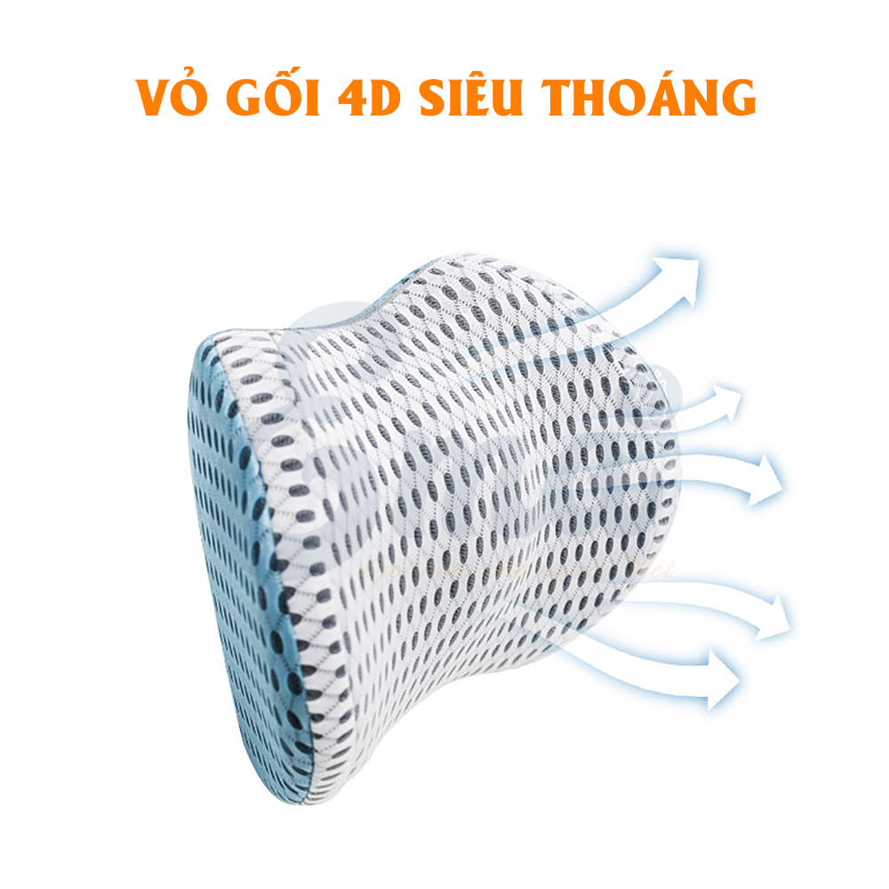 Gối kê lưng Ema cho người đau mỏi thắt lưng, thoát vị đĩa đệm, bà bầu, người cao tuổi, dân văn phòng...