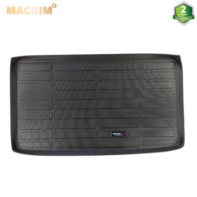 Thảm lót cốp xe ô tô Hyundai I10 2021-2022  nhãn hiệu Macsim chất liệu TPE cao cấp màu đen
