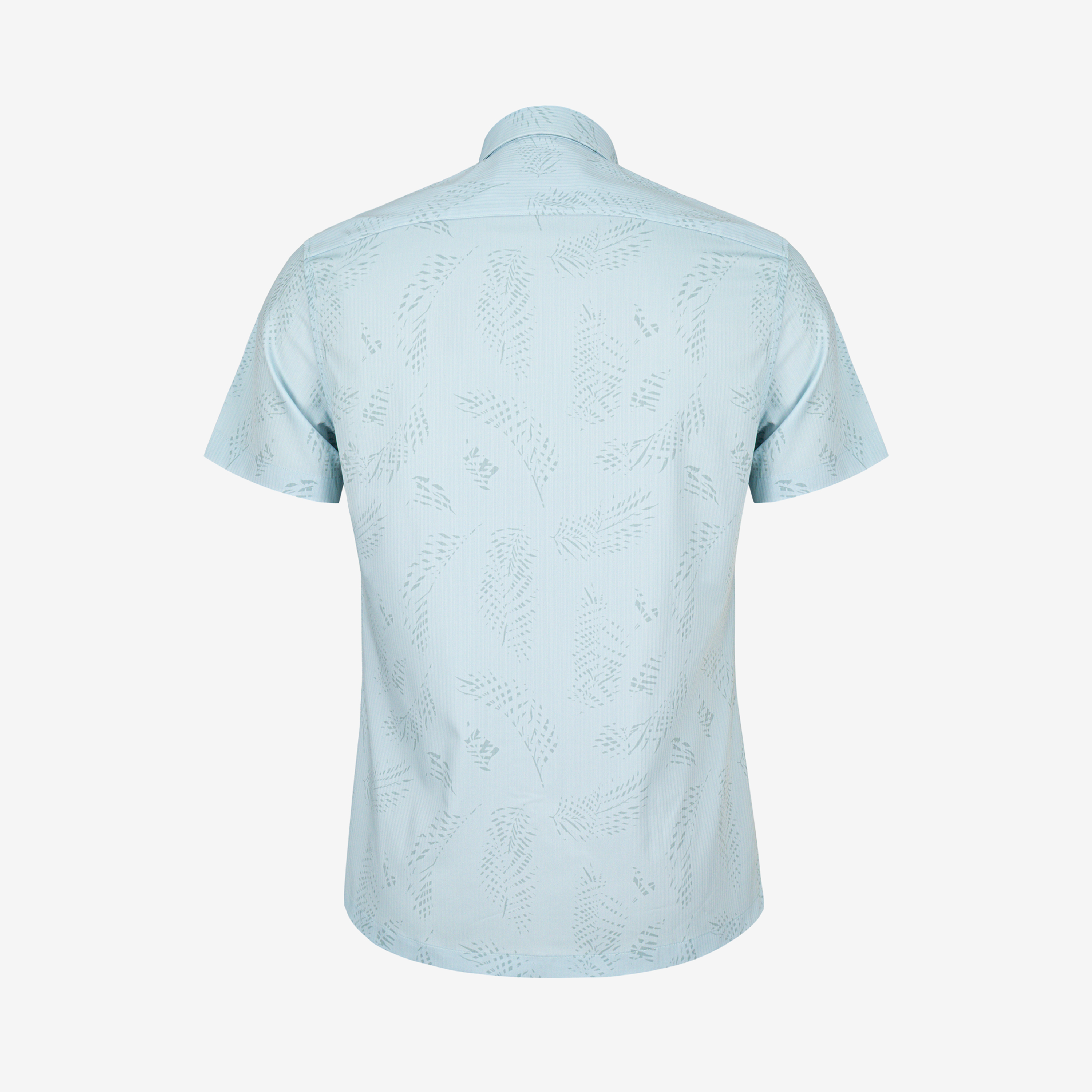 Áo sơ mi nam KHATOCO ngắn tay A1MN538S2-CNIN869-2711-N