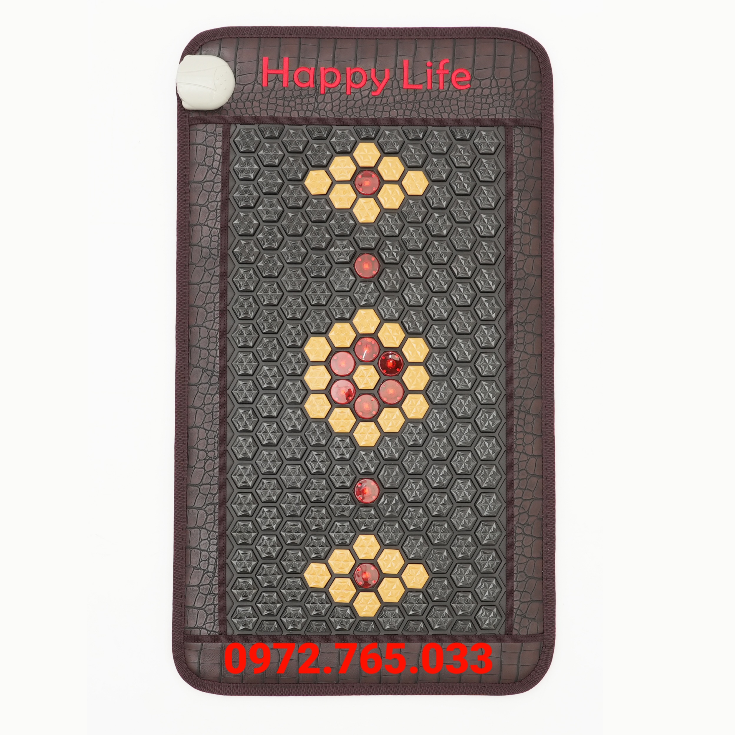 Thảm đá nóng Laser Hàn Quốc Happy Life 80x45cm