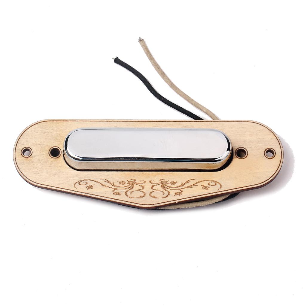 Gỗ Phong Đơn Cuộn Dây Thu Gắn Nhẫn TL Phần Guitar Phụ Kiện