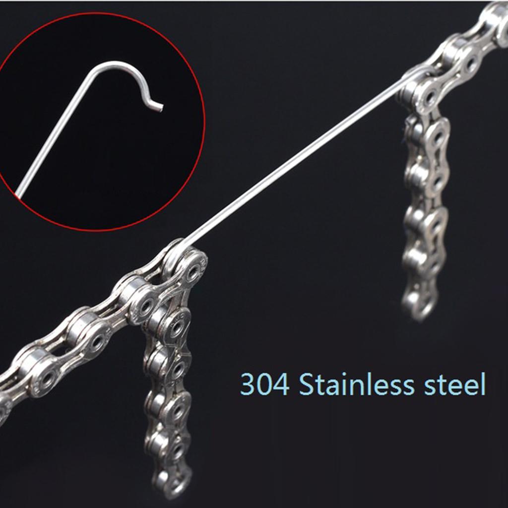 3x 3pcs Bike Chain Hook Stainless Steel Repair Tool