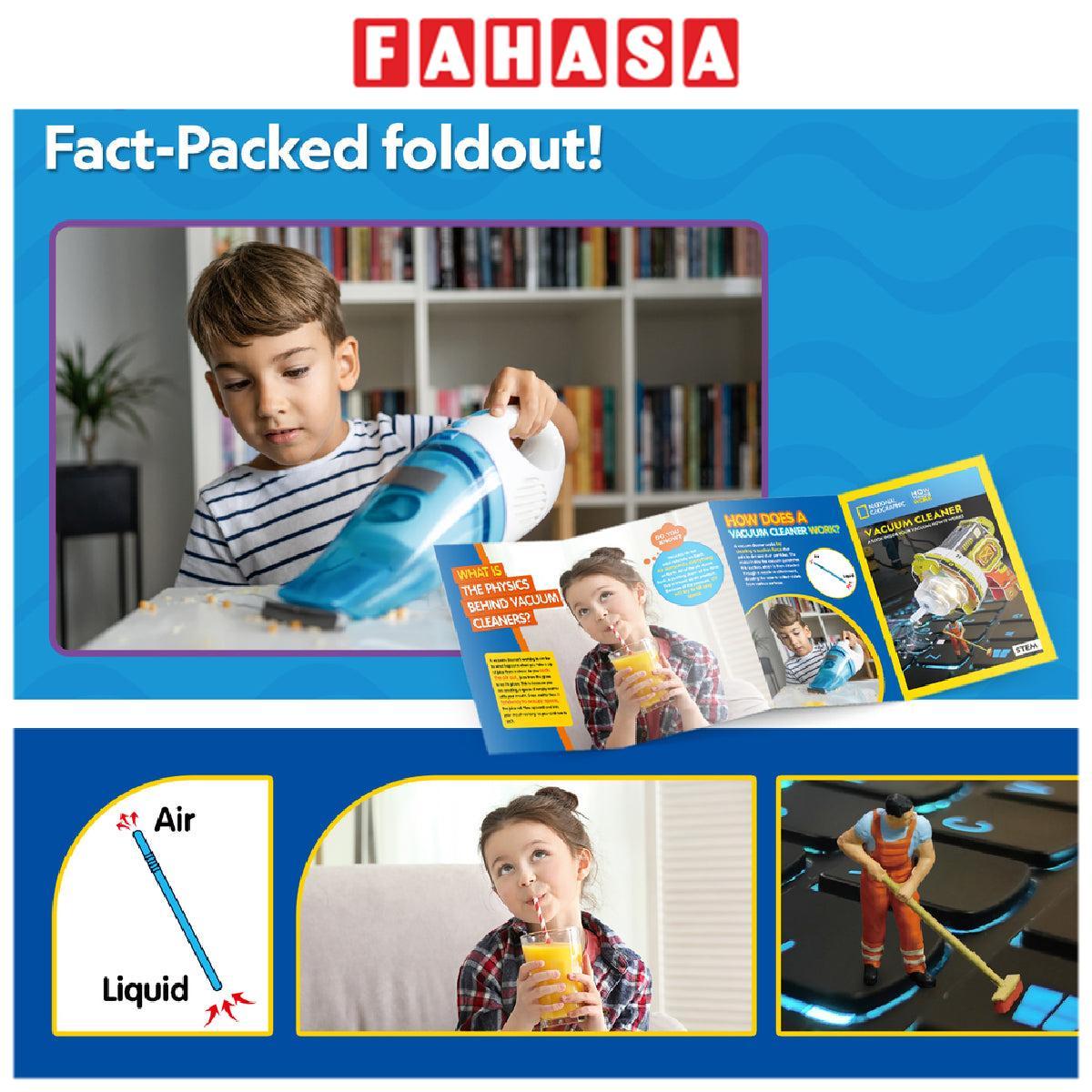 Đồ Chơi Giáo Dục STEAM - Máy Hút Bụi Chạy Pin Tự Chế Nat Geo - National Geographic DS1118h