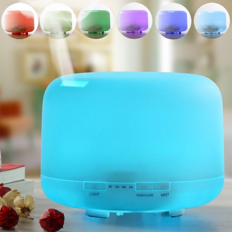Máy xông tinh dầu - Máy tỏa tinh dầu TRỤ TRÒN CÔNG SUẤT LỚN dung tích 850ml -