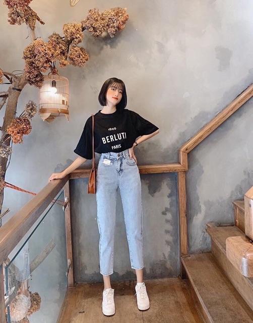 Quần baggy jean nữ
