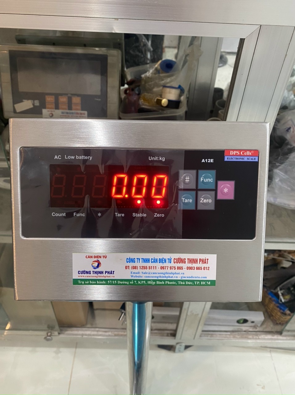 BỘ HIỂN THỊ A12ES INOX, MAX TẢI 100000KG