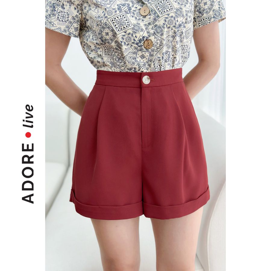 Quần Shorts casual style tuytsy lơ vê gấu 4 màu 323SO1015 ADORE DRESS