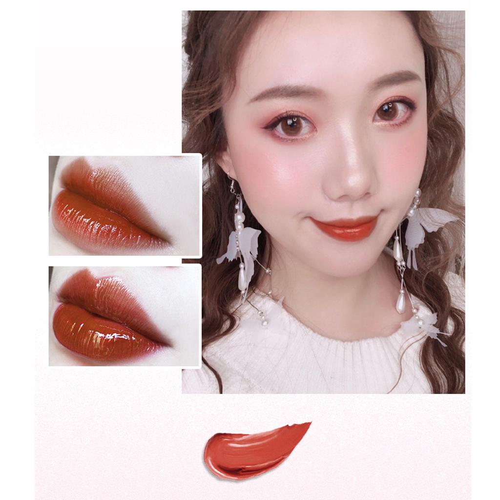 Trang điểm Dưỡng ẩm Tự Nhiên Lip Gloss Waterproof Lip Tint