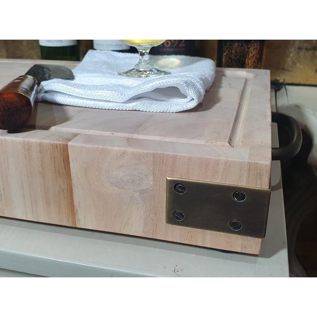 Thớt gỗ cao cấp  tay hông | Wood cutting board  side handles SCB.S21M