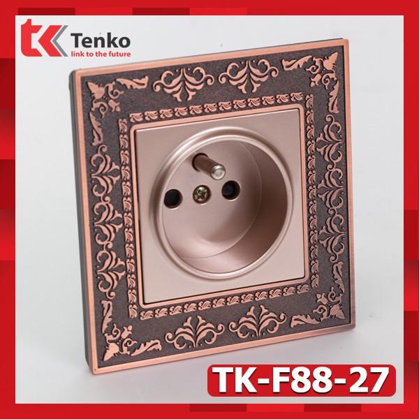 Ổ Cắm Điện Chìm Chống Giật Âm Tường Chuẩn Đức TK-F88-27