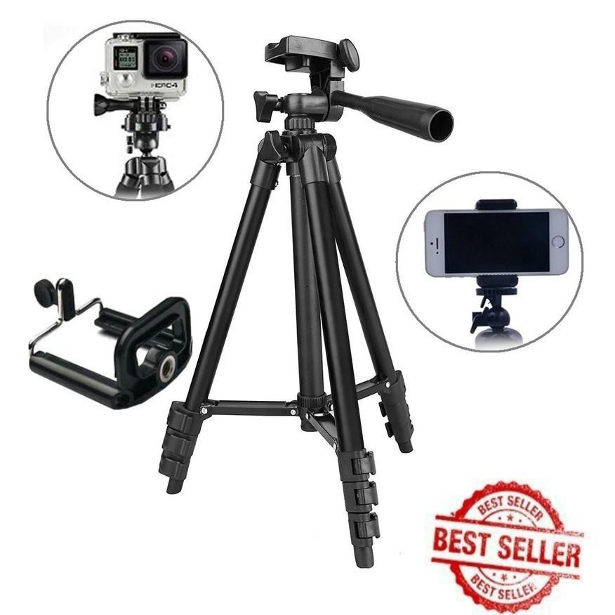 Gậy 3 chân Tripod TF 3120 + nút chụp ảnh + giá đỡ điện thoại  Qloạn