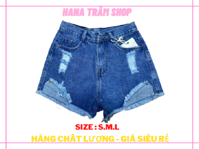 Quần Short Jean Nữ